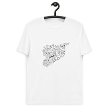 Syria cities map - t-shirt